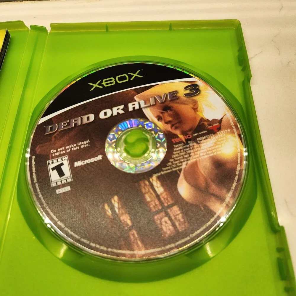 Dead or Alive 3 (Microsoft Xbox, 2001) COMPLETE with Case & Manual